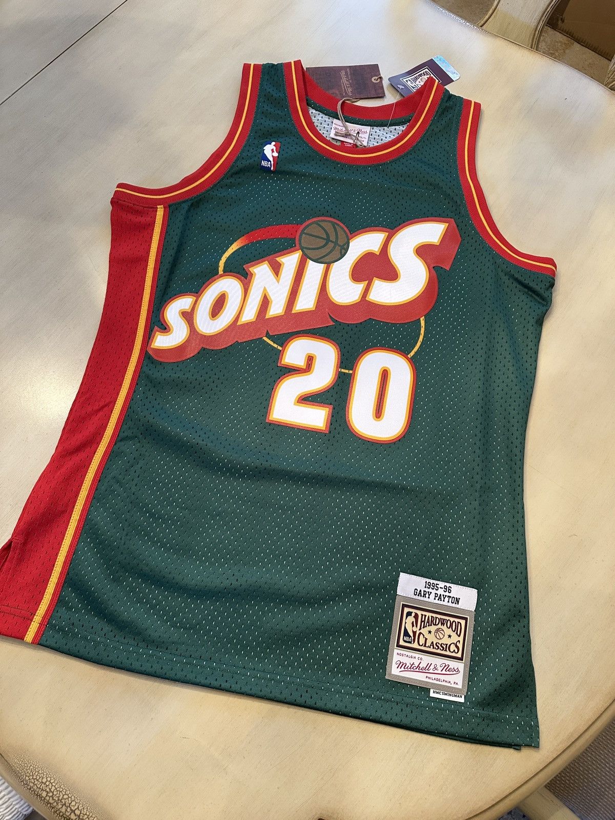 Ness Mitchell Ness Seattle Supersonics Gary Payton 20