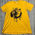 Vintage Ren Stimpy Graphic Tee Mustard Yellow T Shirt M Mens Bella Canvas Medium Clothing Sh Hoodie, Sweatshirt