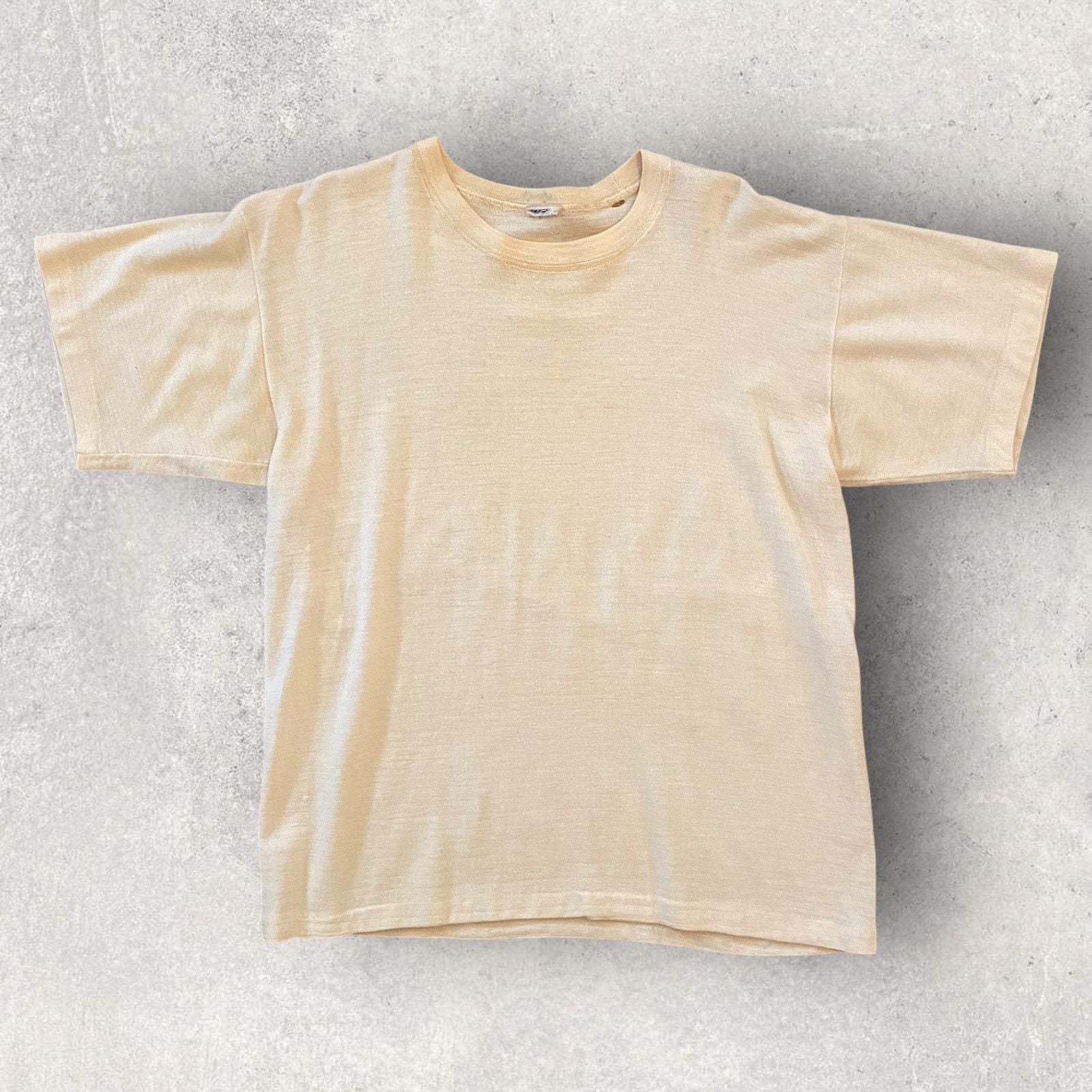 True Vintage 60s Wool Knit Crewneck Short Sleeve T Shirt