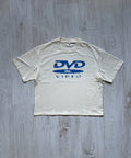 Other Dvd Video Logo Retro Boxy T Shirt Custom Creme Blue Print M Hoodie, Sweatshirt | FlexRushtees.com