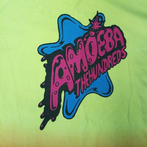 Hundreds The Hundreds Amoeba Music Neon Gradient T Shirt Hoodie, Sweatshirt | FlexRushtees.com