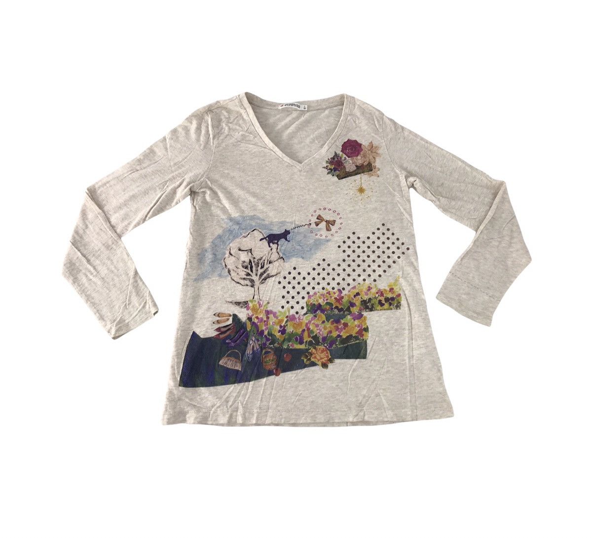 Japanese Brand Painting Artist Design Longsleeve Tee T Shirt
