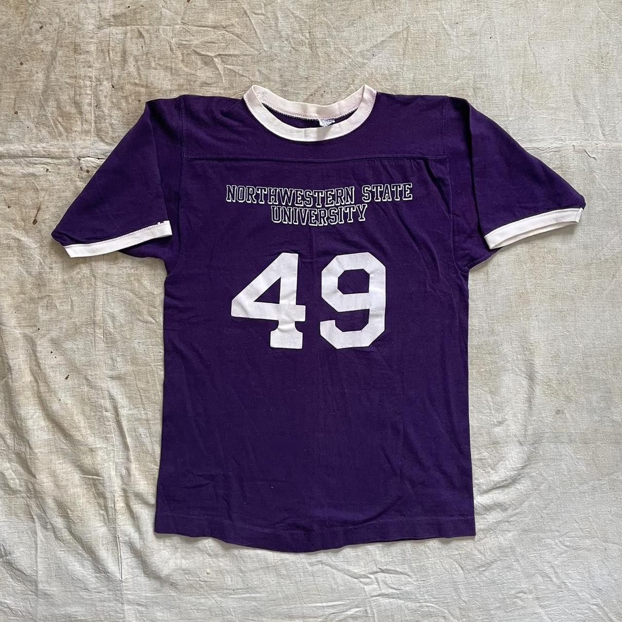 Vintage 60s Northwestern State University Ringer T Shirt