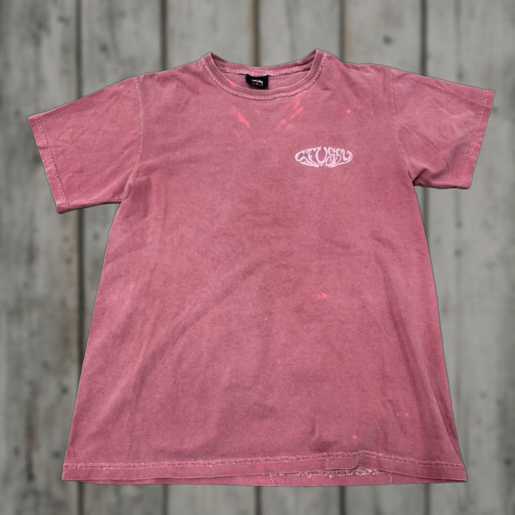 Doublet Stussy Shirt Mens Small Red Short Sleeve Mushroom Basic Double Sided Y2k