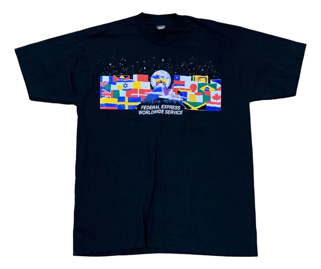 Rare 90s Vintage Fedex Promo Tee Hoodie, Sweatshirt | FlexRushtees.com
