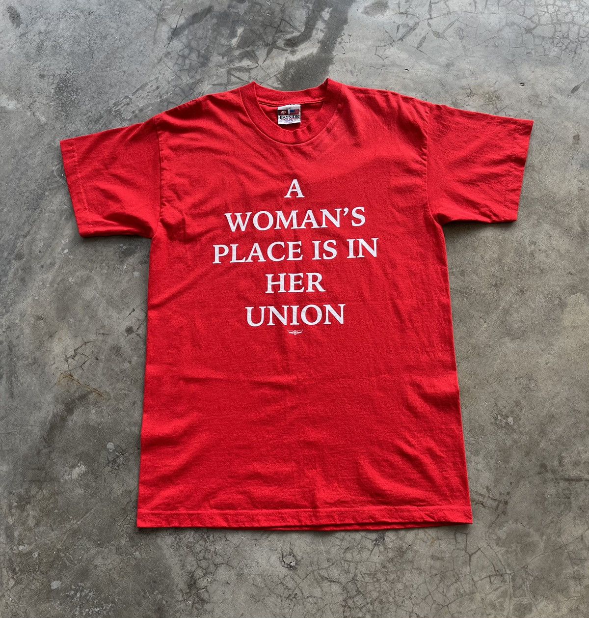 Vintage Tee Quotes A Woman S Place Is In Her Union Hoodie, Sweatshirt | FlexRushtees.com