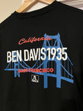 Davis Ben Davis Japan Brand New Short Sleeve Black Tee