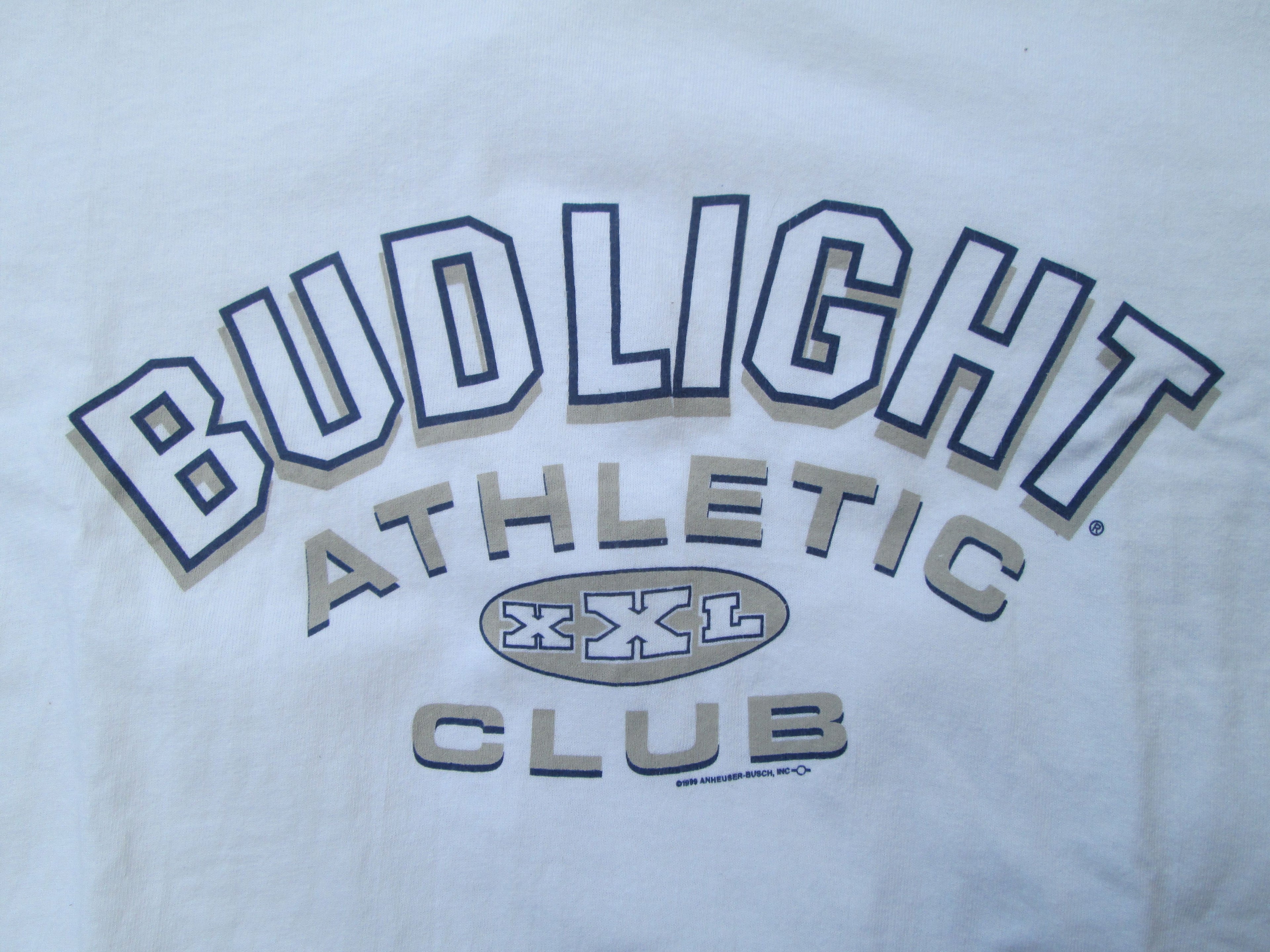 Vintage Hanes Budlight Athletic Club Anheuserbusch 1999