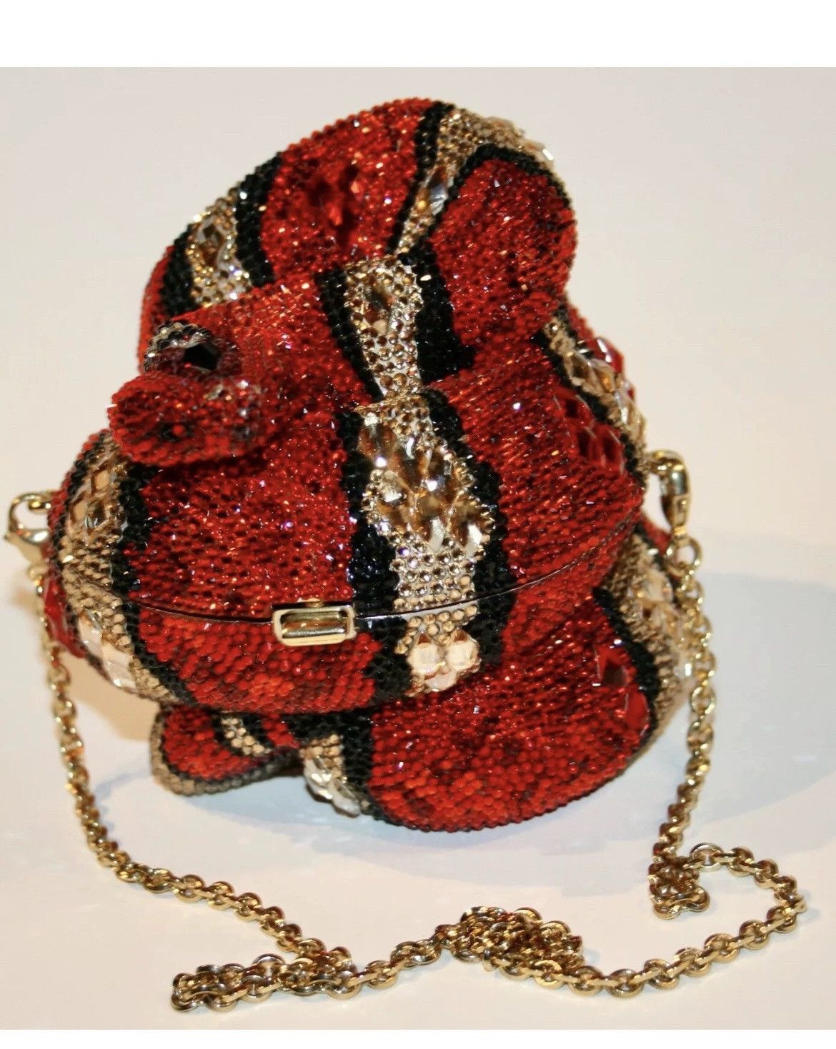 Leiber Judith Leiber Purse Snake Style Shinning