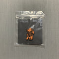 Kaws Enamel Pin Skeleton Fortnite Orange
