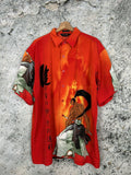 Other Vintage Japanese Samurai Graphic Shirt Avant Garde 90s Hoodie, Sweatshirt | FlexRushtees.com