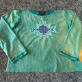 Vintage Cowgirl Up Shirt Womens Sz S Embroidered Front Back Aztec Southwest Shirt Womens Sz S Embroi
