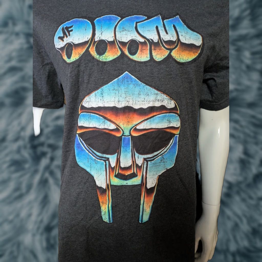 Etro Vintage Mf Doom Metal Face Kmd Ny Hip Hop T Shirt Xl Graffiti Mask Shirt Mens 90s Hip Hop Graph