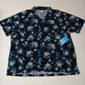 Columbia Arrow Springs Floral Print Shirt Men S 2xl Blue