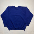 Vintage 90s Fruit Of The Loom Crewneck Sweatshirt Blue