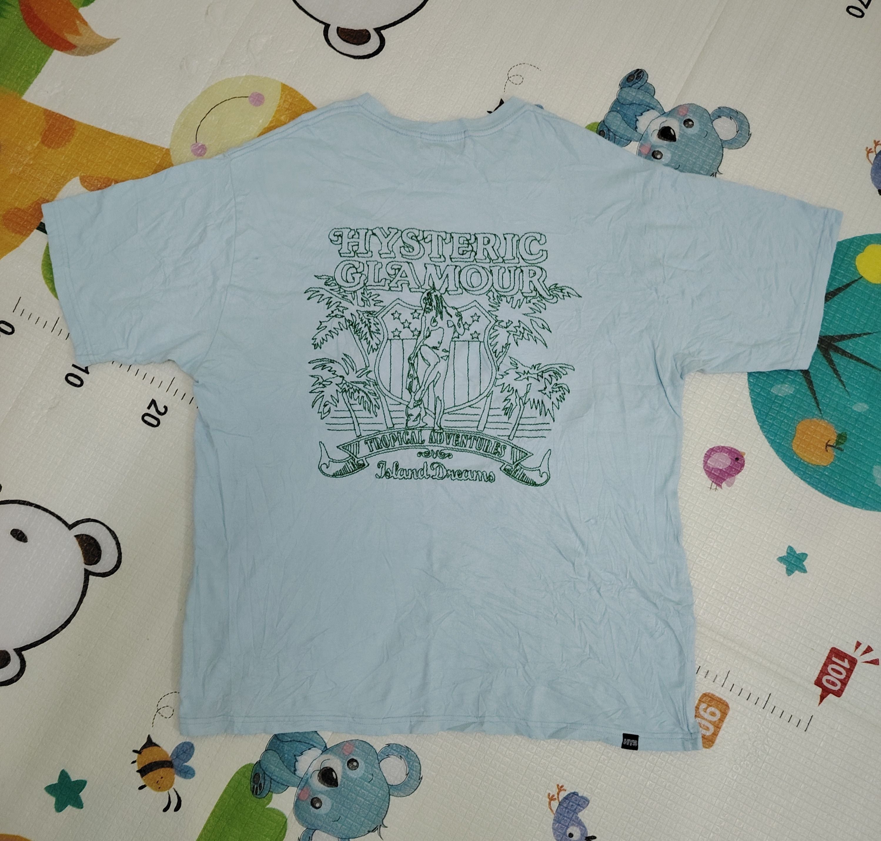 Glamour Hysteric Glamour Tropical Adventures Embroidered T Shirt