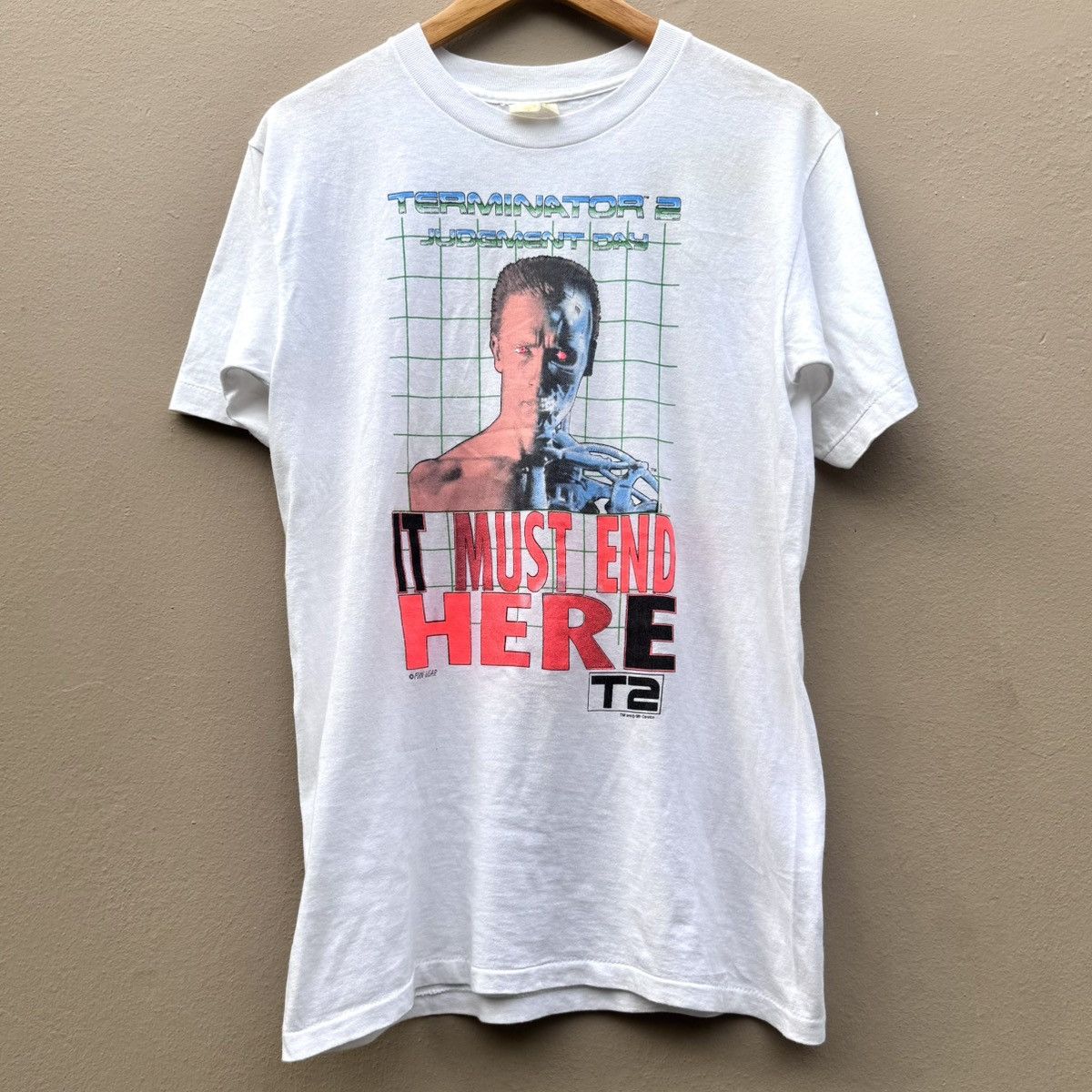 Vintage Terminator2 1991 Tee Rare