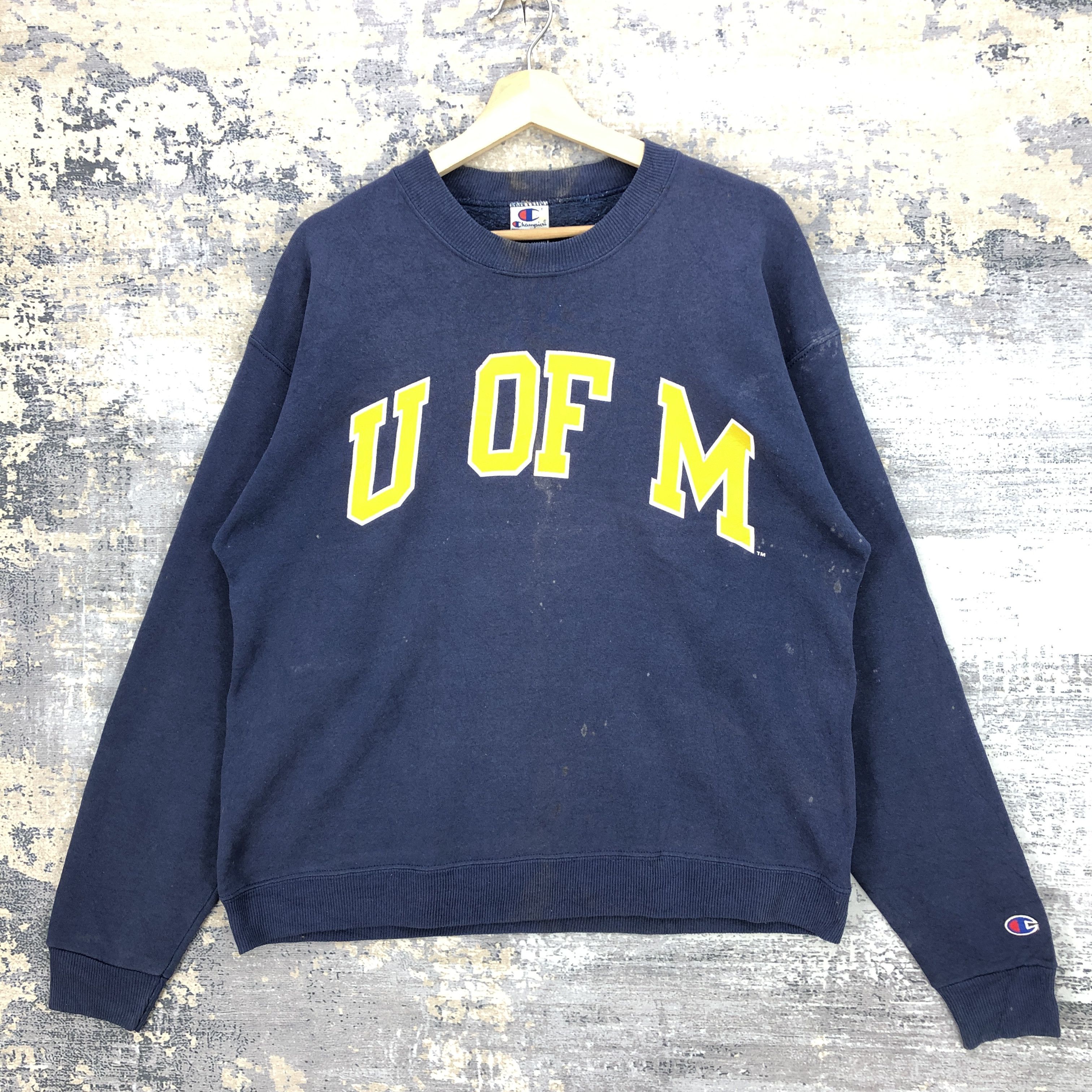 Vintage Champion Sweatshirt University Champion Sweater T-Shirts, Hoodie | FlexRushtees.com