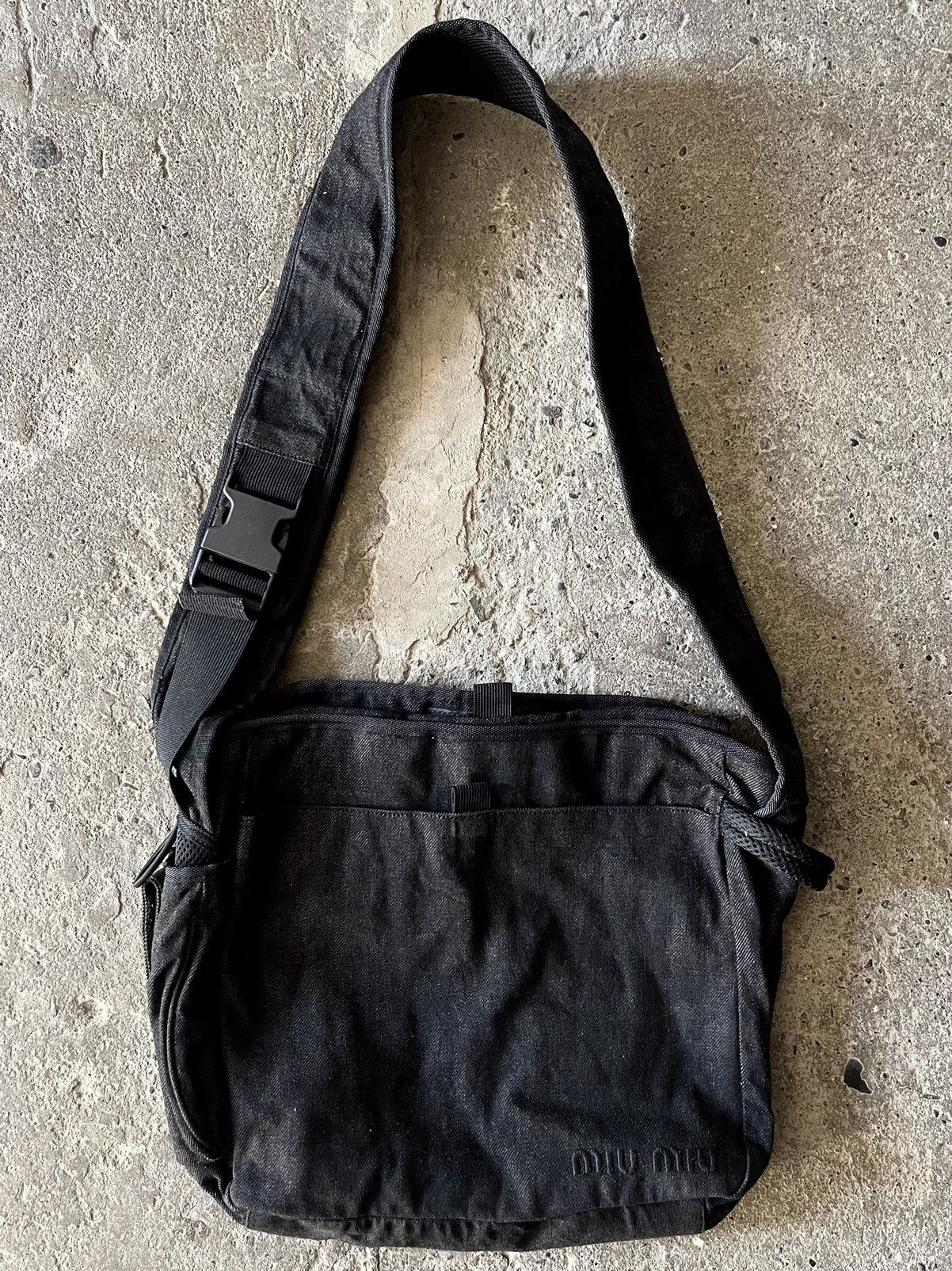 Prada Archive Miu Miu Prada Tactical Cross Body Messenger Bag