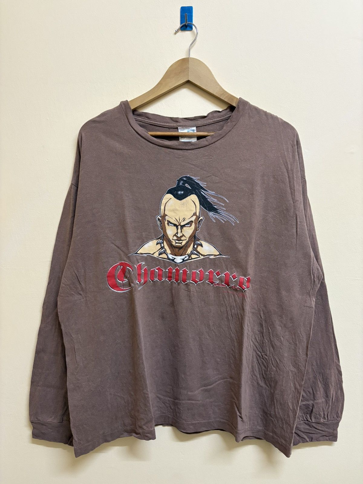 Anime Vintage Chamorro Warrior G71 Anime Cartoon Long Sleeve