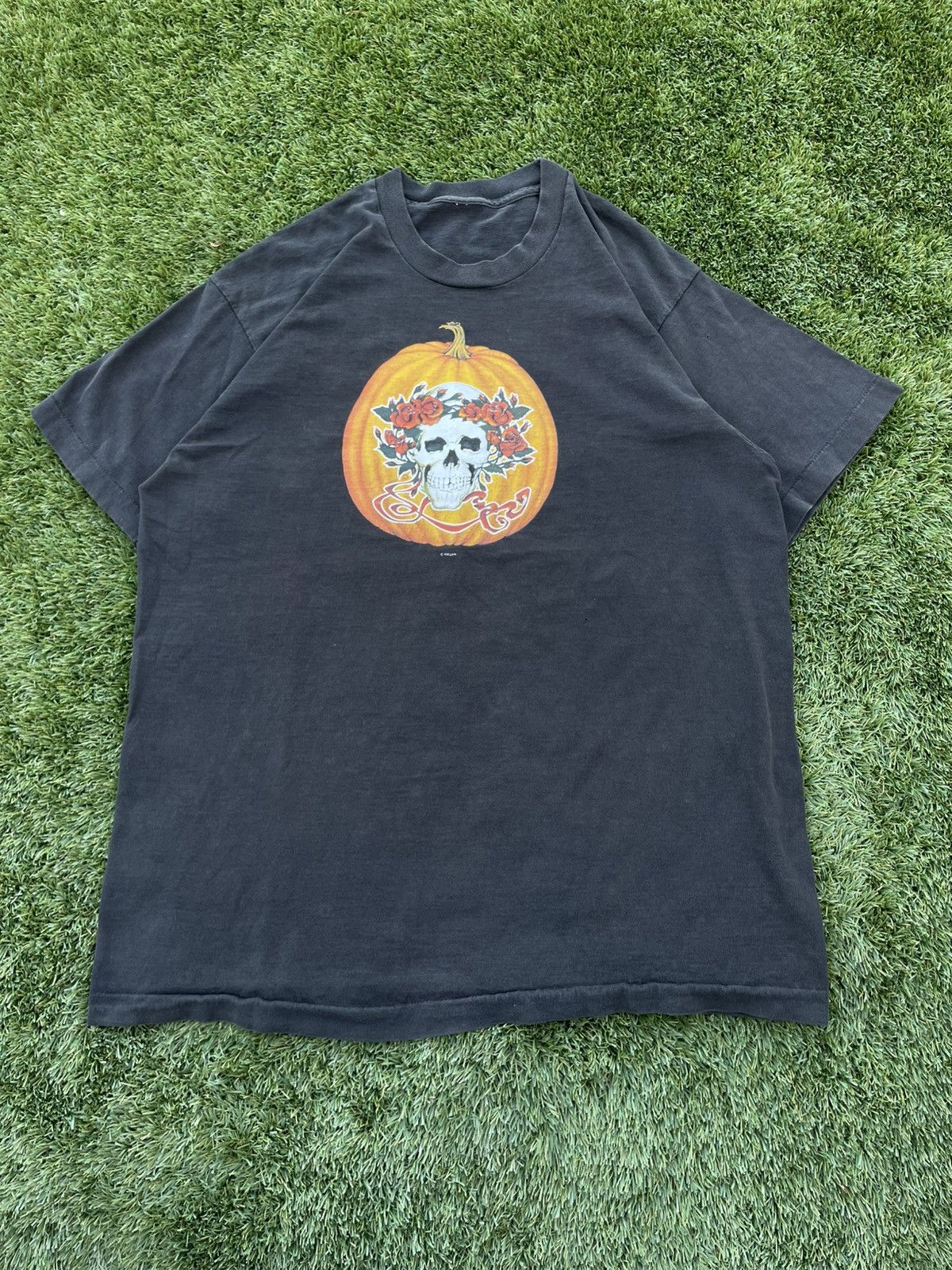 Grateful Dead Grail 1989 Grateful Dead Pumpkin Band Tee Hoodie, Sweatshirt | FlexRushtees.com