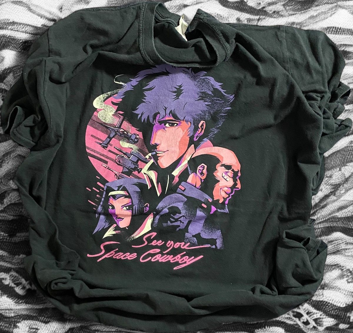 Japanese Brand Anime Tshirt Cowboy Bebop
