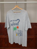 Vintage Hanes 80s Rare Funny Printed Graphic T Shirt