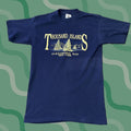 Vintage Prairie Mountain T Shirt Alexandria Bay Thousand Islands Blue Size M Men Single Stit