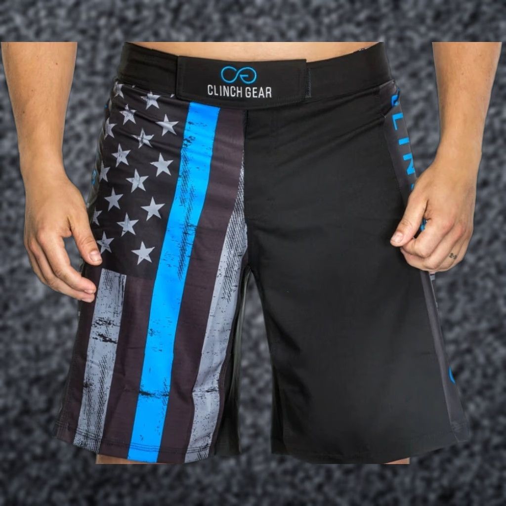 Vintage Clinch Wear Crossover 3 Short Patriot Sheepdog Mens Sz 30 Black And Blue