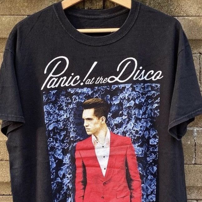 Band Tees Panic At The Disco Brendon Urie Tee Ddp No Import Fees Hoodie, Sweatshirt | FlexRushtees.com