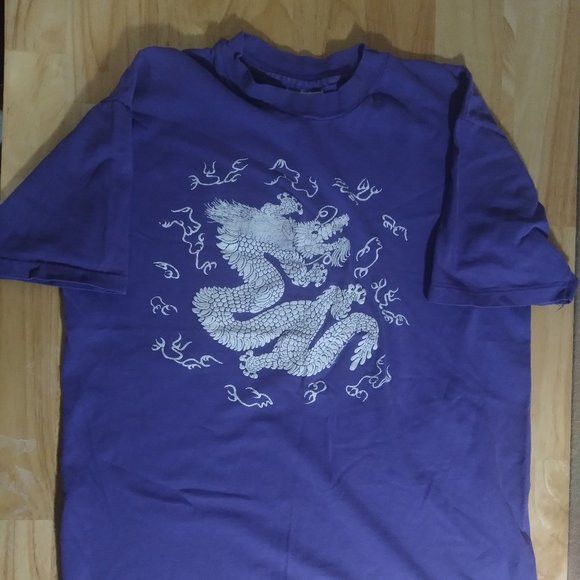 Vintage Chinese Japanese Dragon Illustration T Shirt Hoodie, Sweatshirt | FlexRushtees.com