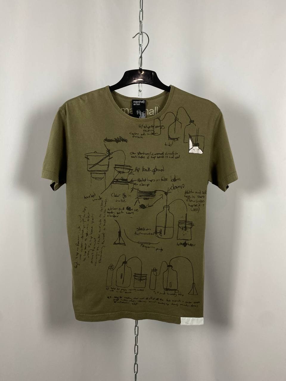 Artist Marshall Artist T Shirts Big Logo Green Size L Hoodie, Sweatshirt | FlexRushtees.com