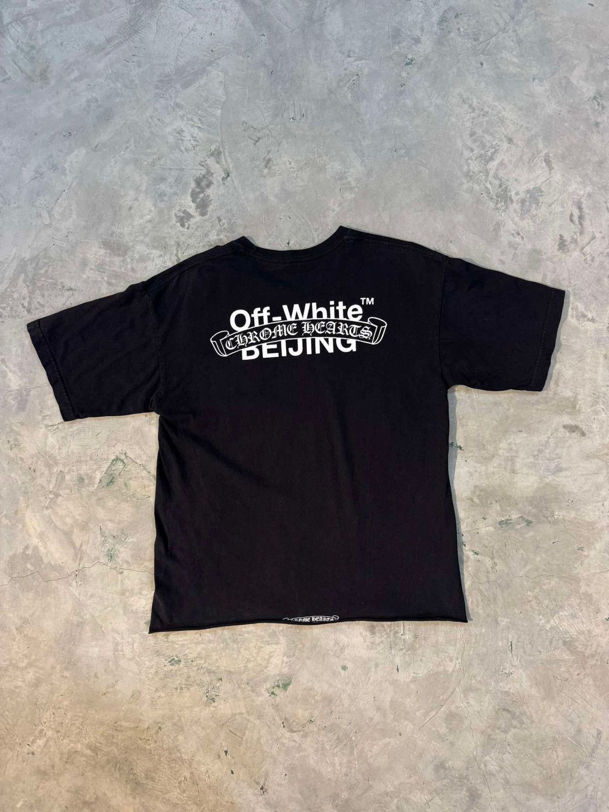 Off White Chrome Hearts X Off White Tee Hoodie, Sweatshirt | FlexRushtees.com