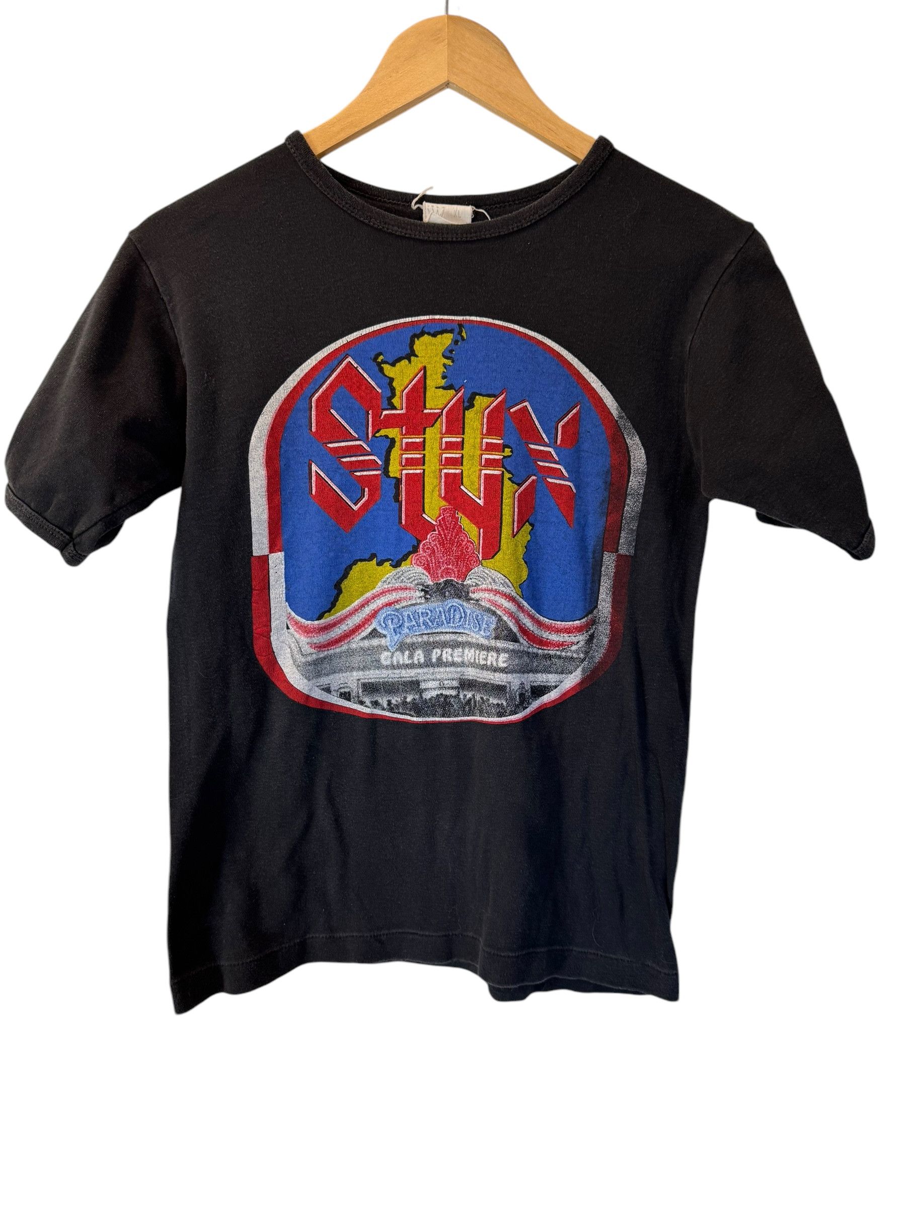 Vintage 1981 Styx Paradise Theatre Show European Tour T-Shirts, Hoodie, Sweatshirt | FlexRushtees.com
