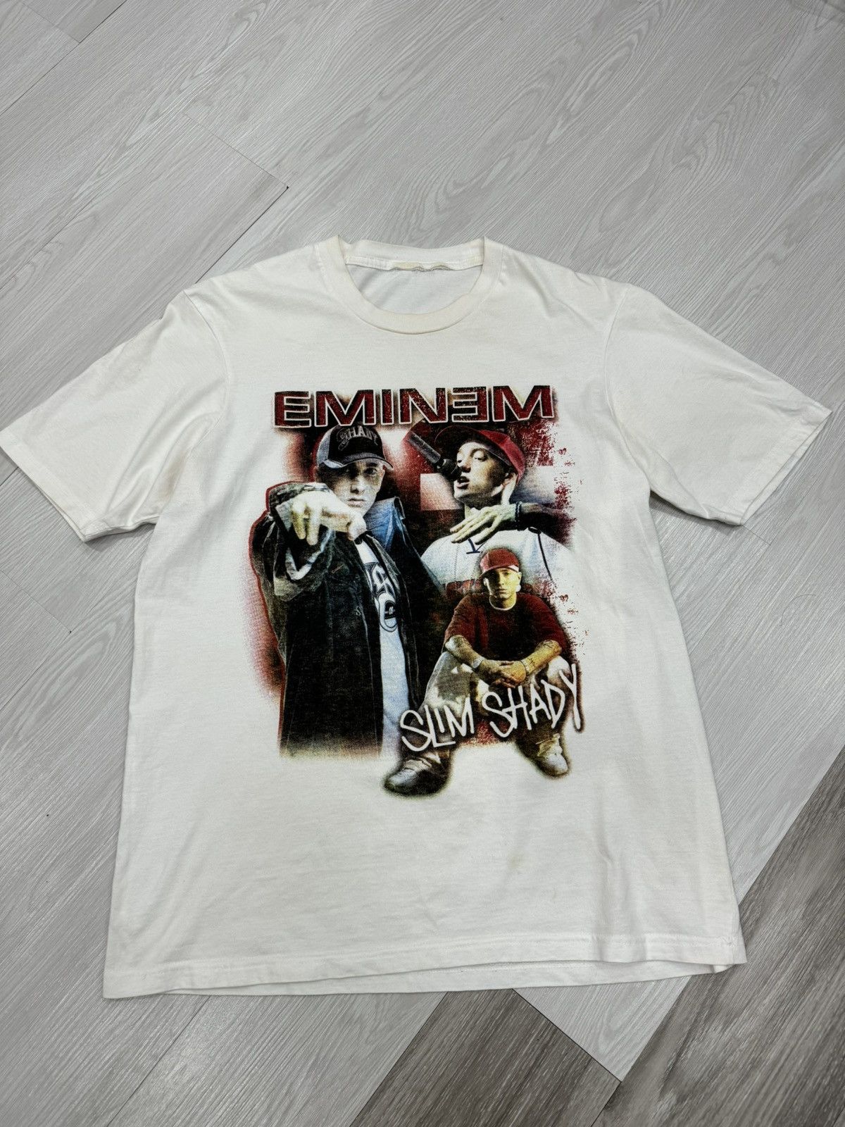 Rap Tees Eminem Slim Shady Shirt Y2k Hoodie, Sweatshirt | FlexRushtees.com