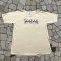 Anvil Vintage Hawaii Tropical Botanical Garden Mens Anvil Shirt M Yellow Embroidered