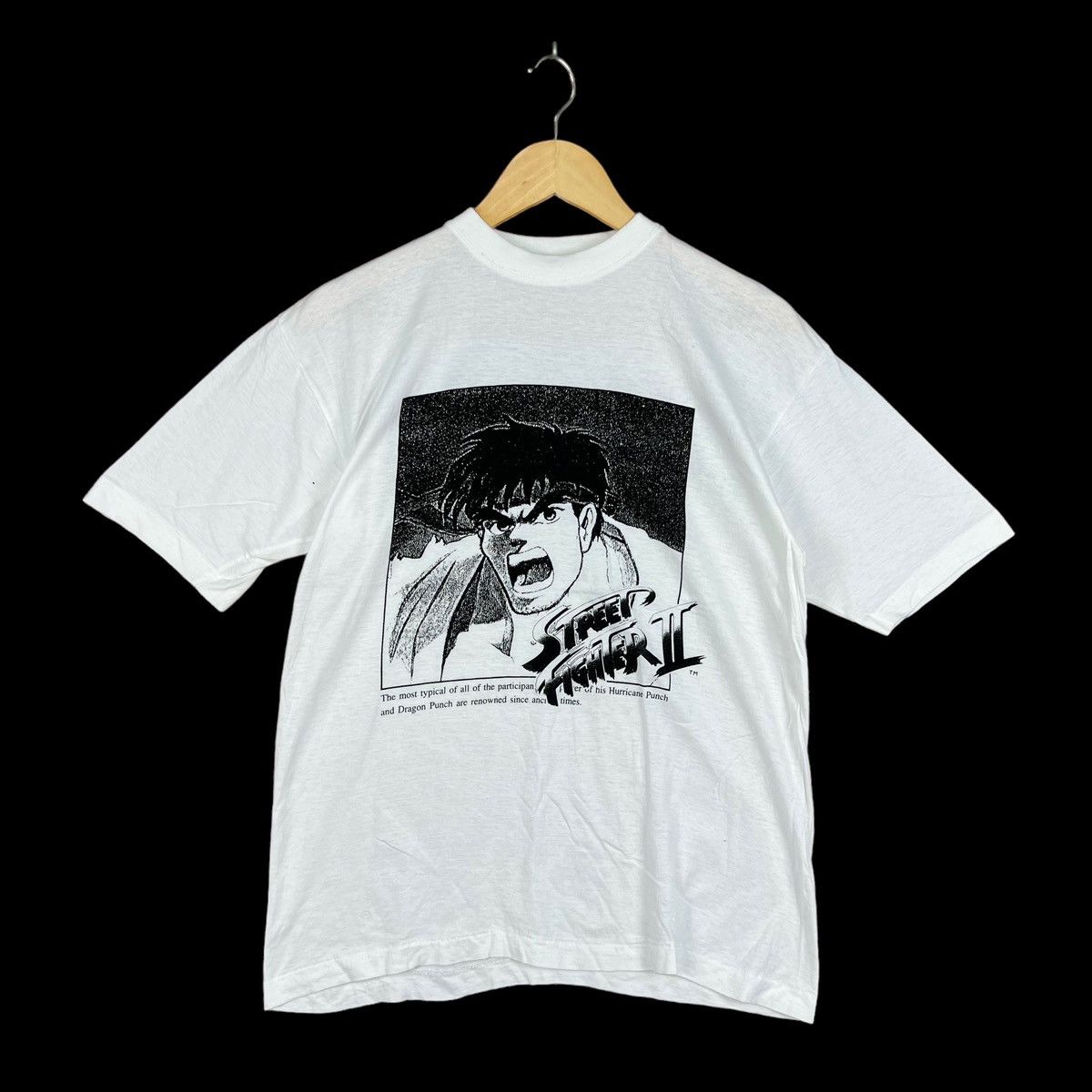 Vintage 1991 Capcom Street Fighter 2 Ryu Tshirt