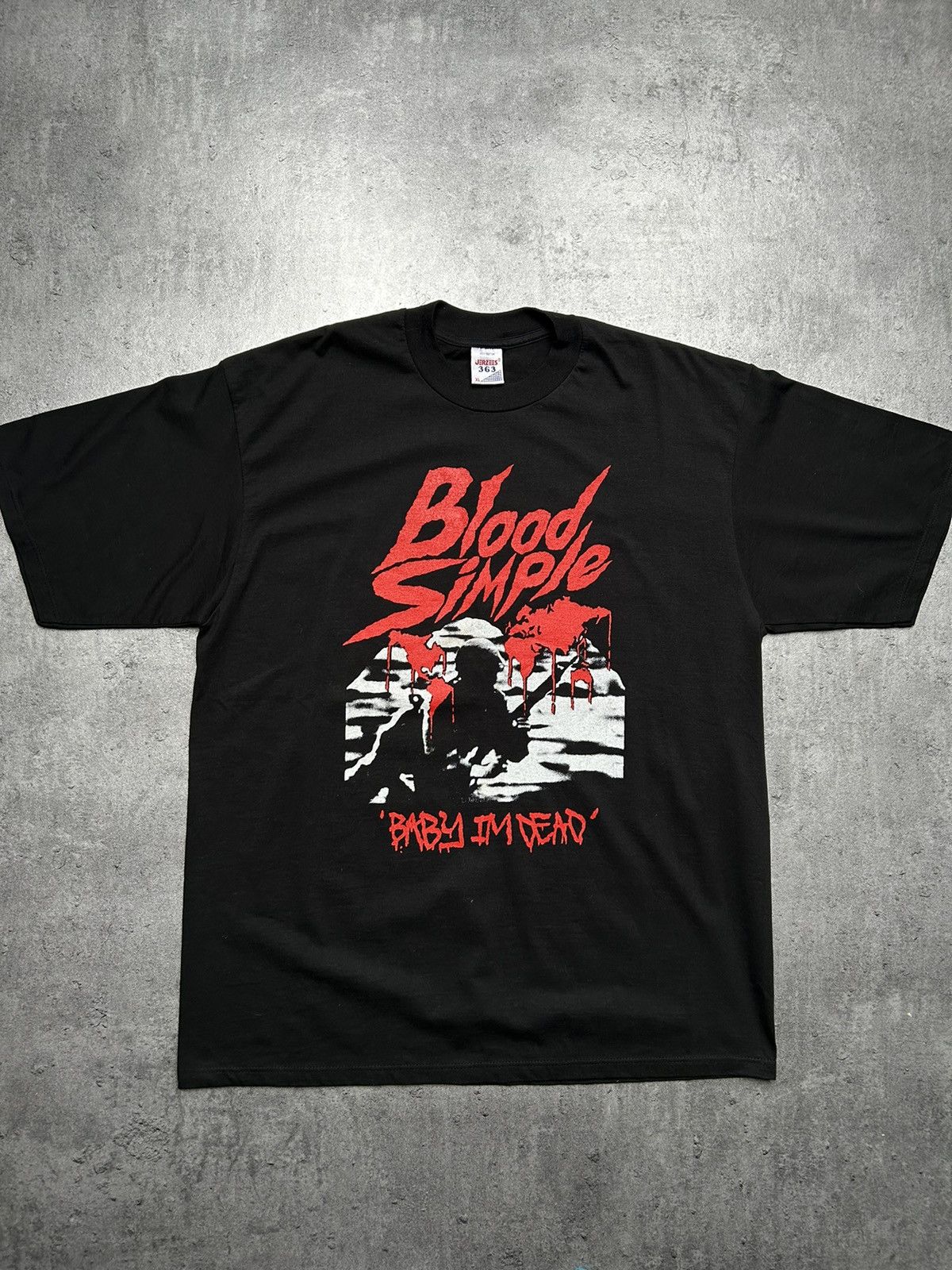 Vintage Jerzees Blood Simple Baby I M Dead 90s 1990