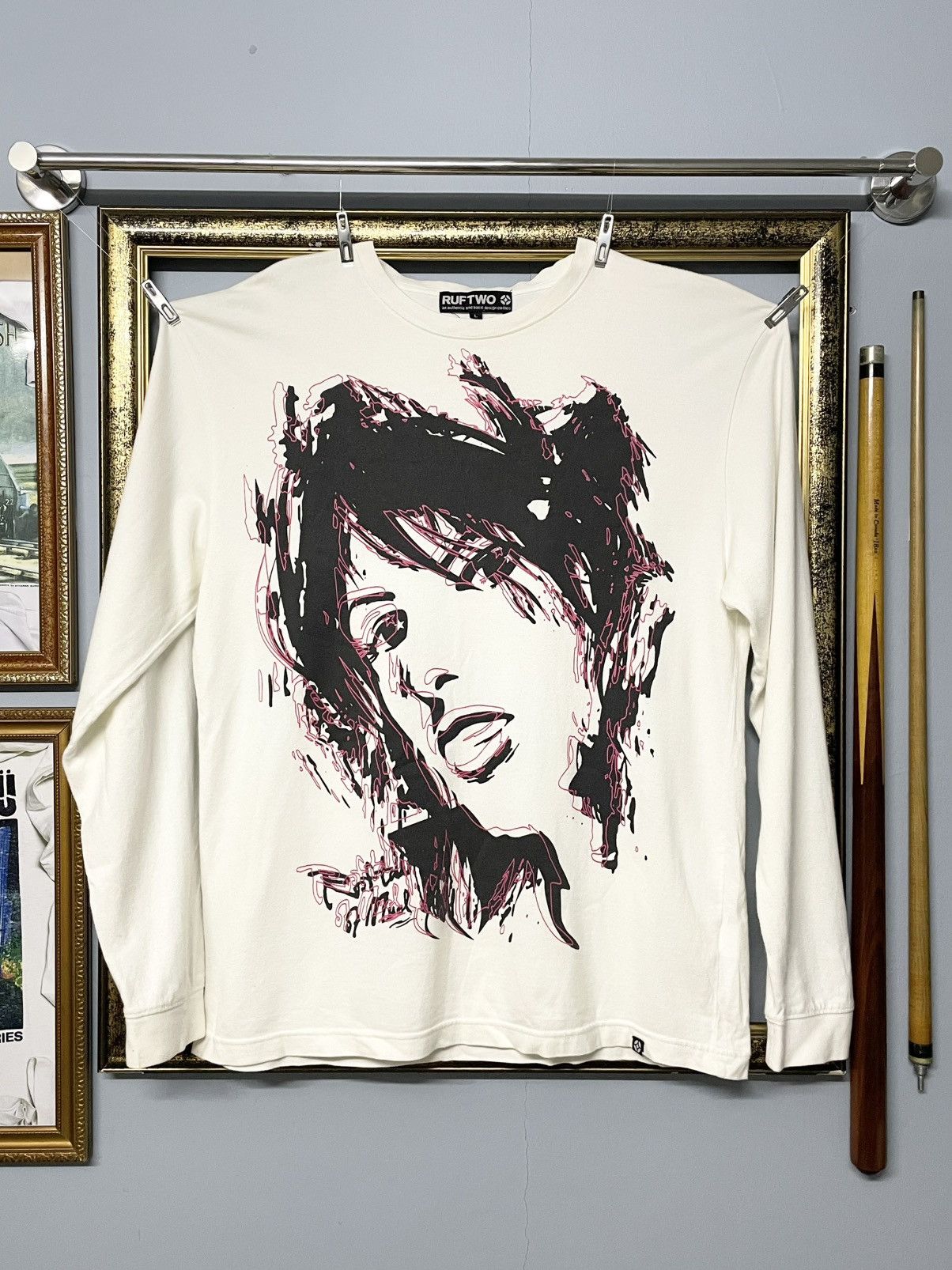 Designer Vintage 1990s Japan Designer Ruftwo Girl Valentine Pop Tee Hoodie, Sweatshirt | FlexRushtees.com