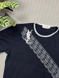 Saint Laurent Yves Saint Laurent T Shirt Navy Xxl Monogram
