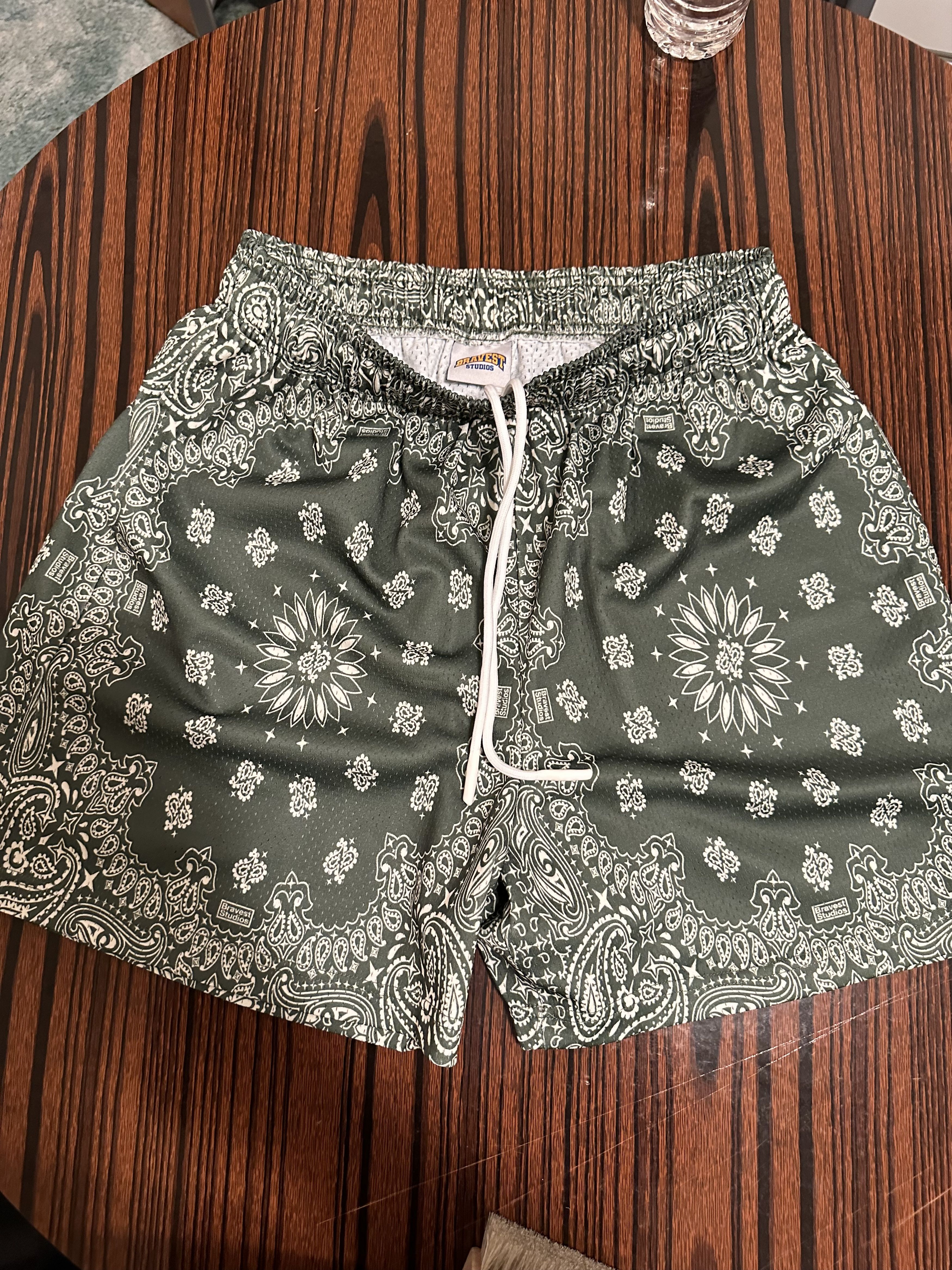 Studios Bravest Paisley In Jade Green