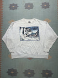 Vintage 90s Sweatshirt Wolf Snow Winter Animal Nature Xl T-Shirts, Hoodie | FlexRushtees.com