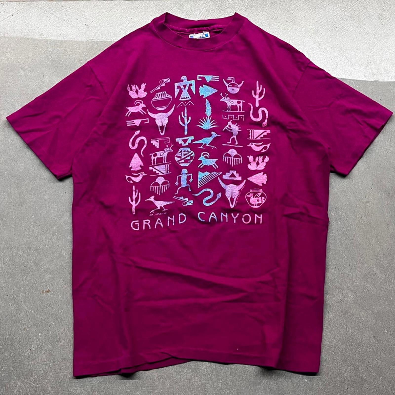 Vintage 80s Hanes Beefy T Grand Canyon Graphic Tshirt Hoodie, Sweatshirt | FlexRushtees.com