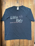 Vintage 90s Y2k Little Italy Godfather Black Parody T Shirt