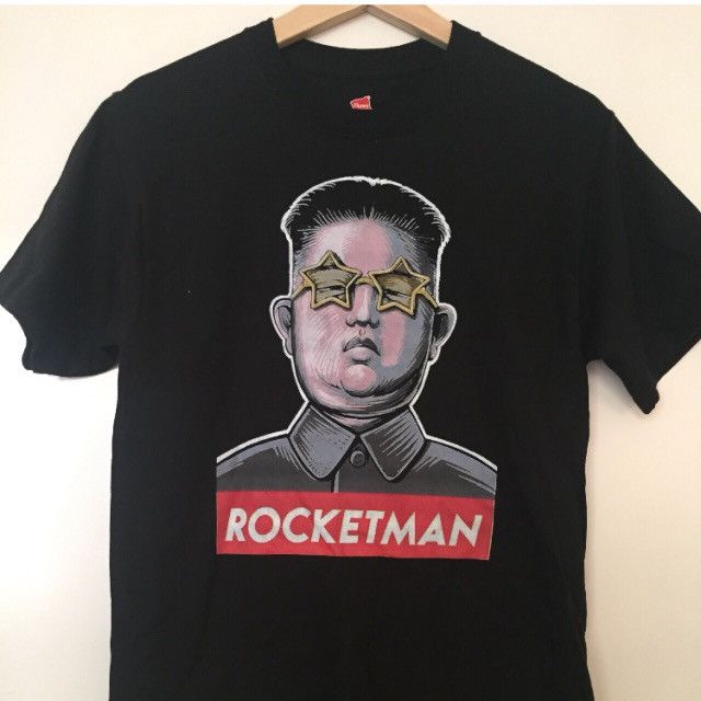 Bleach Goods North Korea Rocketman Tshirt Hoodie, Sweatshirt | FlexRushtees.com