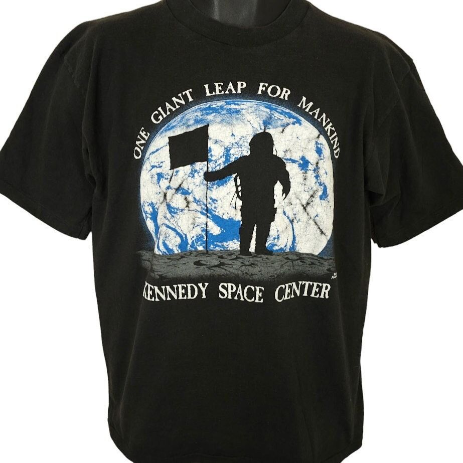 Vintage Nasa Kennedy Space Center T Shirt Vintage 90s Moon Landing