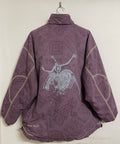 Vintage Linea Palio Half Zipper Pullover Graphic Art Anorak