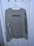 Vintage American Eagle Crewneck Sweater Grey M