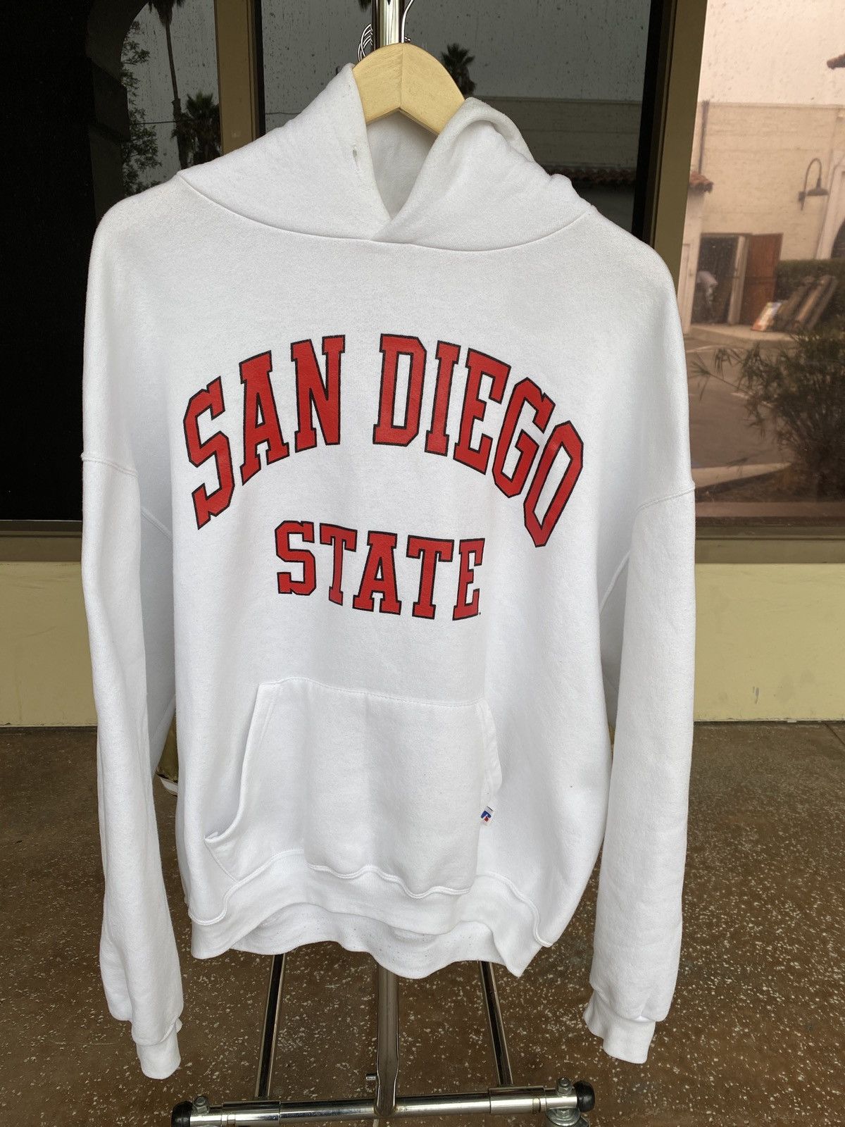 Vintage 2000 S Russell San Diego State Hooded Sweater