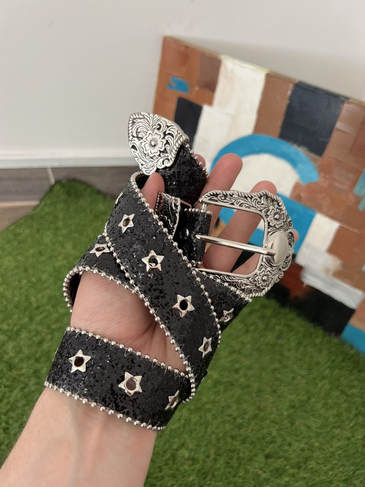 Japanese Brand Silver Shining Star Belt